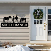 Custom Ranch Metal Sign