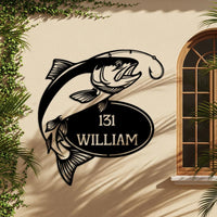 Lodge Address Sign