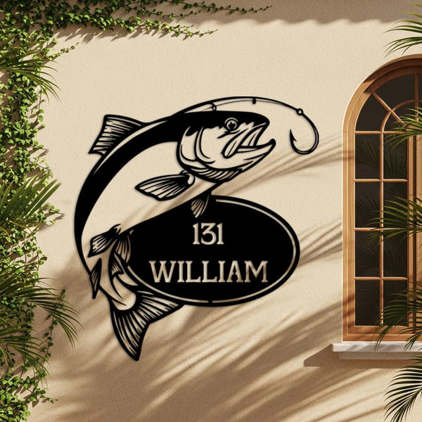 Lodge Address Sign