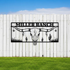 Longhorn Ranch Sign