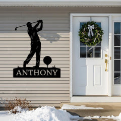 Golf Name Sign