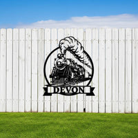 Steam Train Name Sign