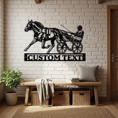 Harness Racing Metal Sign