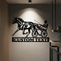 Harness Racing Metal Sign