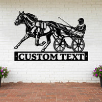 Harness Racing Metal Sign