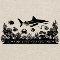Underwater Reef Metal Sign
