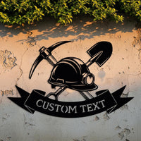 Custom Coal Miner Sign