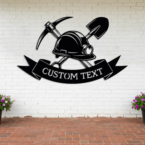 Custom Coal Miner Sign