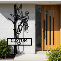Custom Tree Arborist Metal Sign
