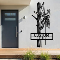Custom Tree Arborist Metal Sign