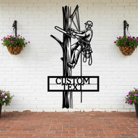 Custom Tree Arborist Metal Sign