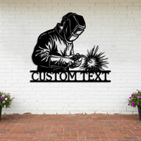 Custom Welder Metal Sign