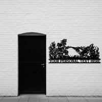 Custom Firefighter Metal Sign