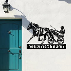 Harness Racing Metal Sign