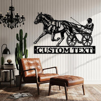 Harness Racing Metal Sign