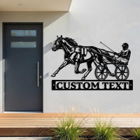 Harness Racing Metal Sign