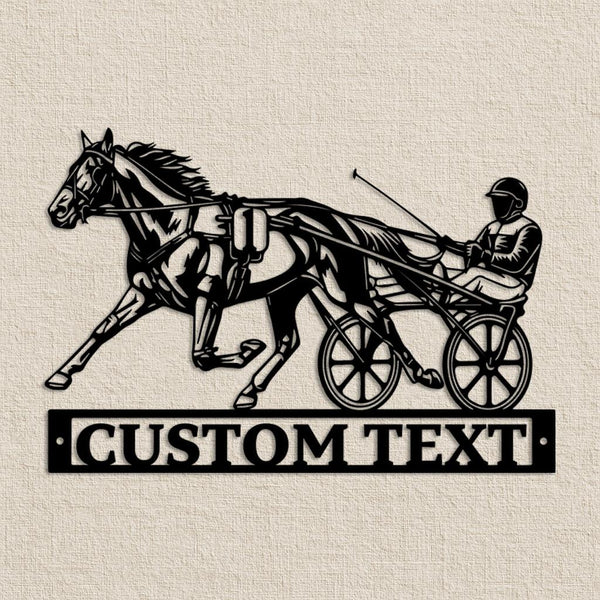 Harness Racing Metal Sign