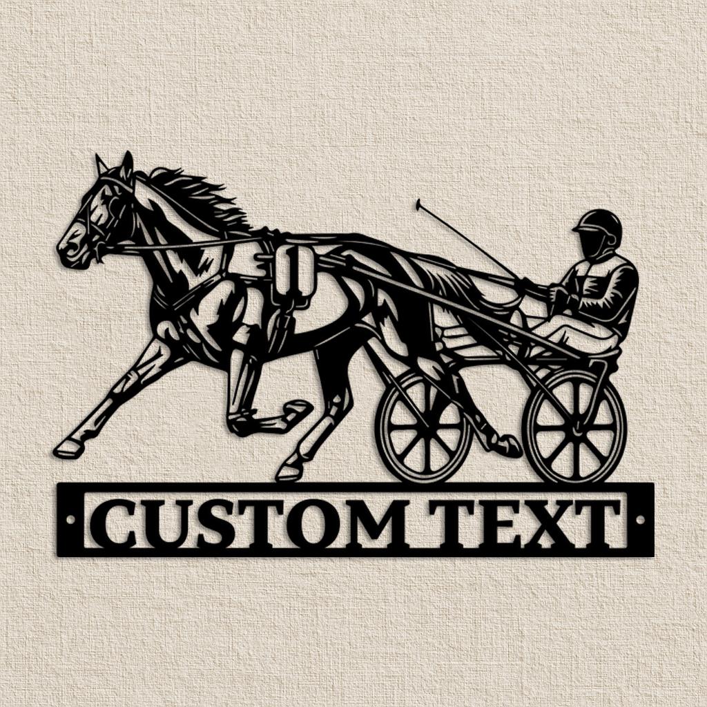Harness Racing Metal Sign