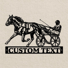 Harness Racing Metal Sign
