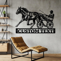 Harness Racing Metal Sign
