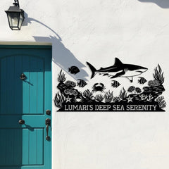 Underwater Reef Metal Sign