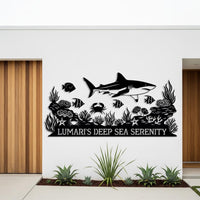 Underwater Reef Metal Sign