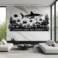 Underwater Reef Metal Sign