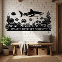 Underwater Reef Metal Sign