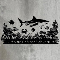 Underwater Reef Metal Sign