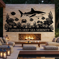 Underwater Reef Metal Sign