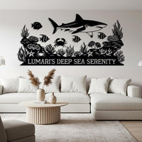 Underwater Reef Metal Sign