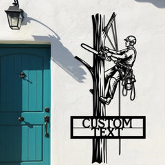 Custom Tree Arborist Metal Sign