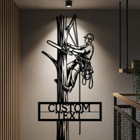 Custom Tree Arborist Metal Sign