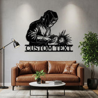 Custom Welder Metal Sign
