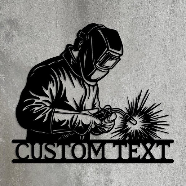 Custom Welder Metal Sign