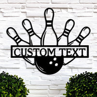 Custom Bowling Metal Sign