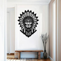 Warrior Metal Wall Art