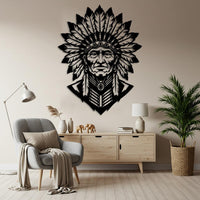 Warrior Metal Wall Art