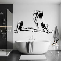 Yoga Woman Metal Wall Art