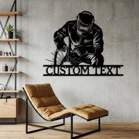 Custom Welder Metal Sign