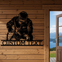 Custom Welder Metal Sign