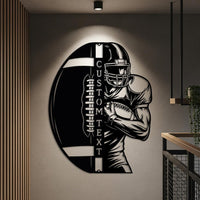 Custom Football Name Sign