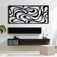 Oversized Abstract Outdoor Metal Wall Art