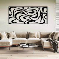 Oversized Abstract Outdoor Metal Wall Art