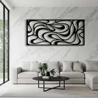 Oversized Abstract Outdoor Metal Wall Art