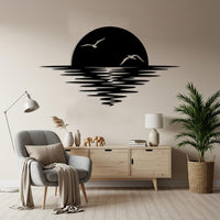 Metal Coastal Living Room Decor