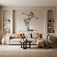 Personalized Hip Hop Dancer Metal Wall Art