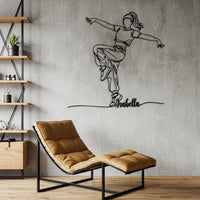Personalized Hip Hop Dancer Metal Wall Art
