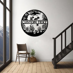 Custom Ocean Metal Sign
