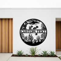 Custom Ocean Metal Sign